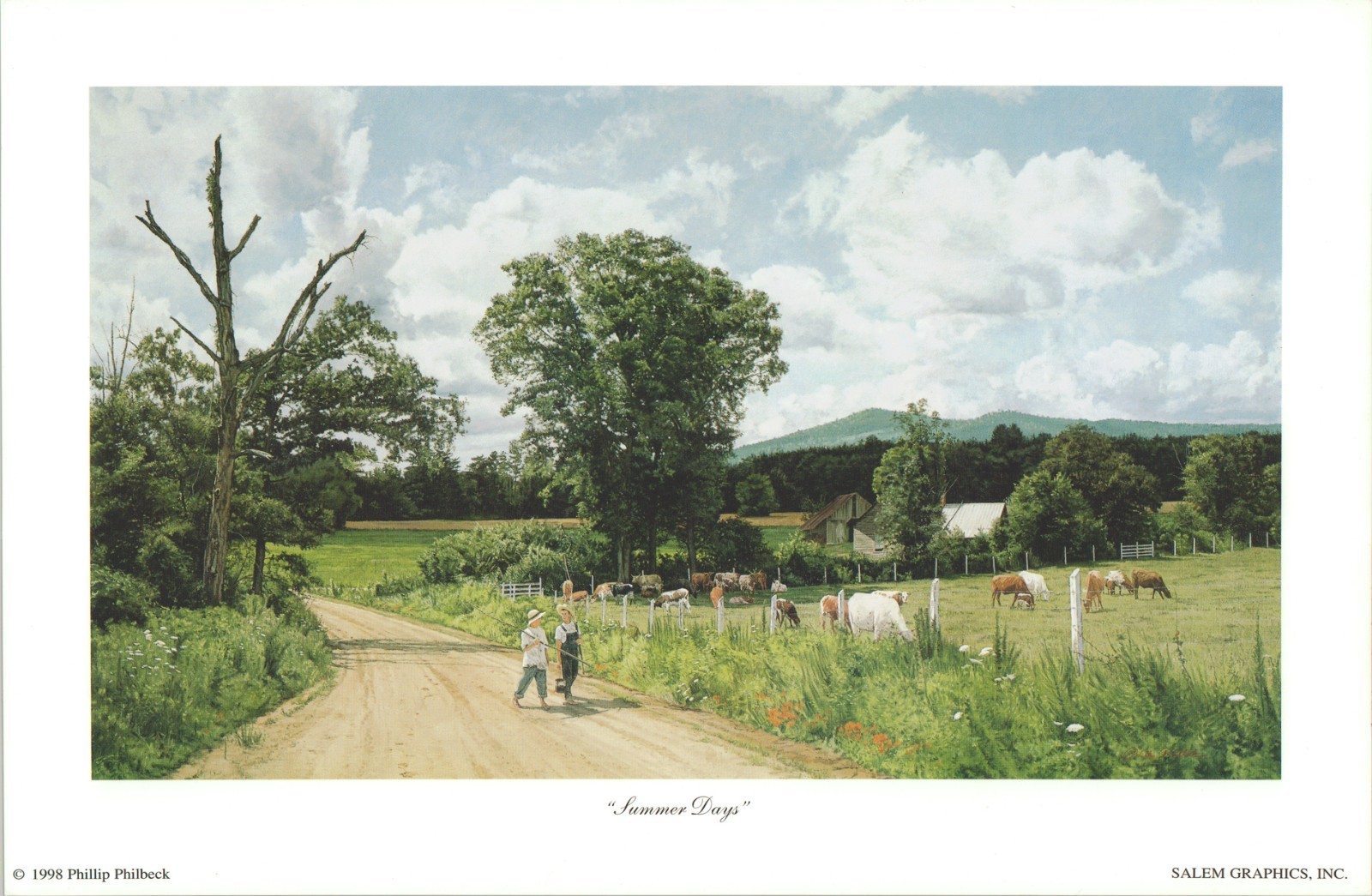 Phillip Philbeck Summer Days 11.75×7.75 in