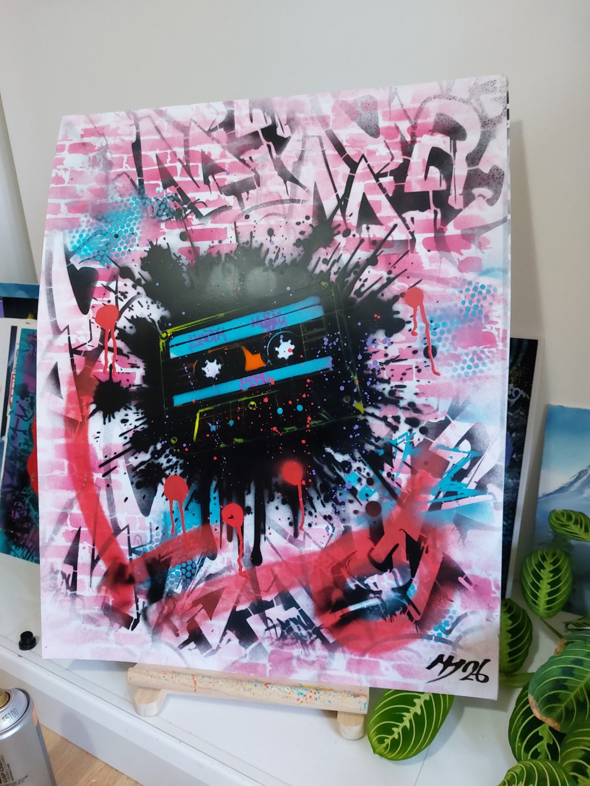 Graffiti Pop Art Original Spray Painting