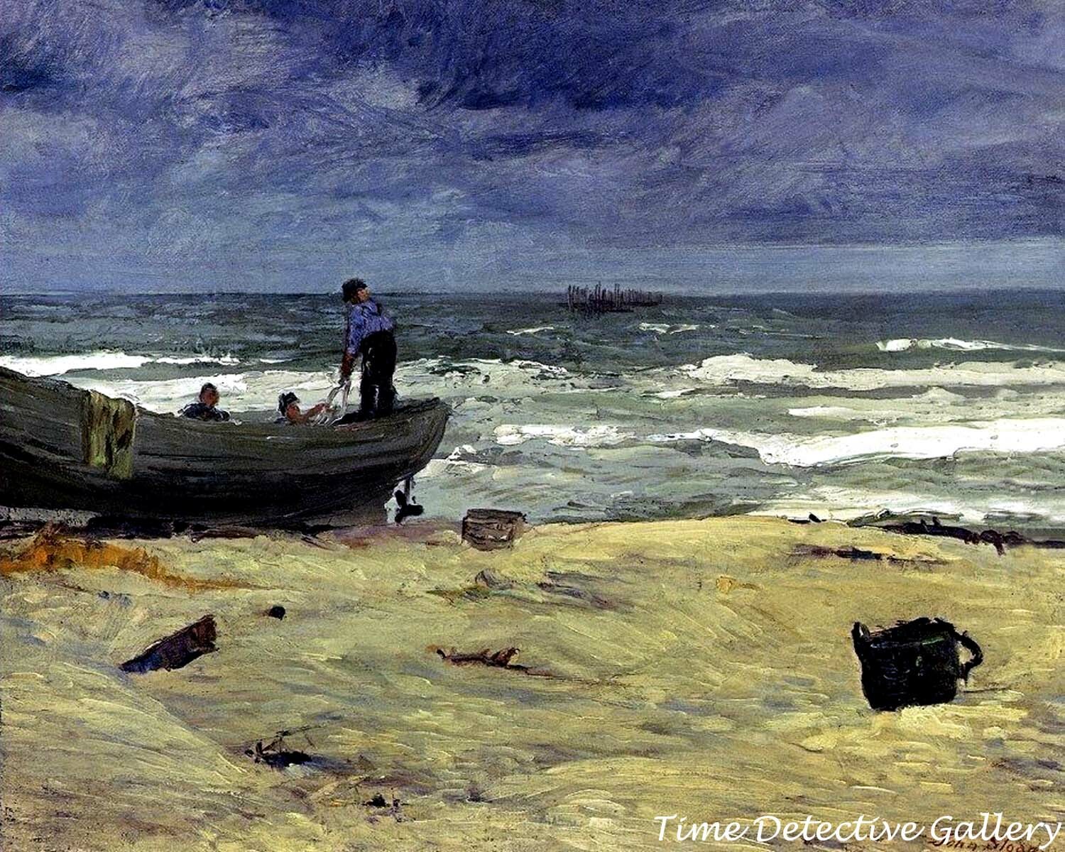 Gray Day, Jersey Coast by John Sloan – Vintage Art Print