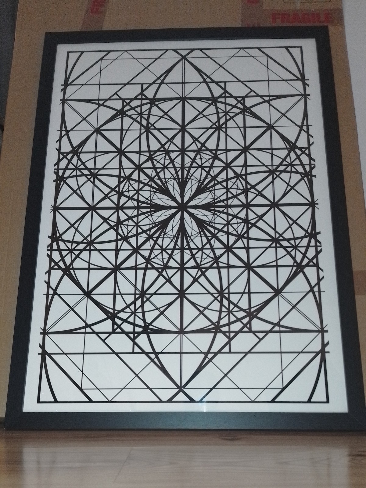 84.1cm x 59.4cm ATOM Limited Edition Sacred Geometry A1 Print Giclée Print