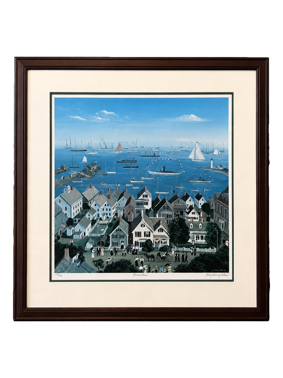 Sally Caldwell Fisher Provincetown Signed Limited Edition Print New England Art