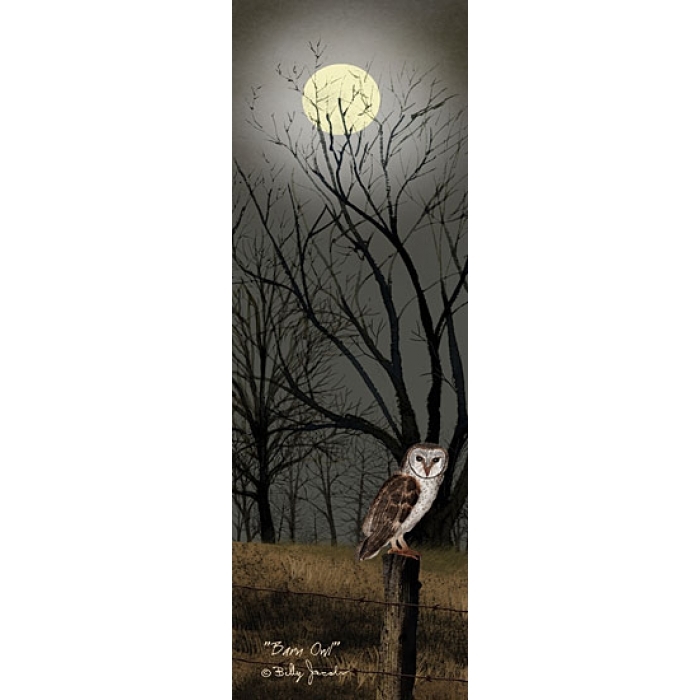 Billy Jacobs Barn Owl Night Farm Country Print