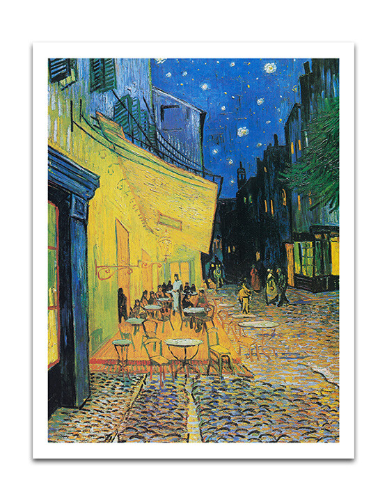 Vincent Van Gogh (Famous Painting) Café Terrace at Night 1888 Reproduction