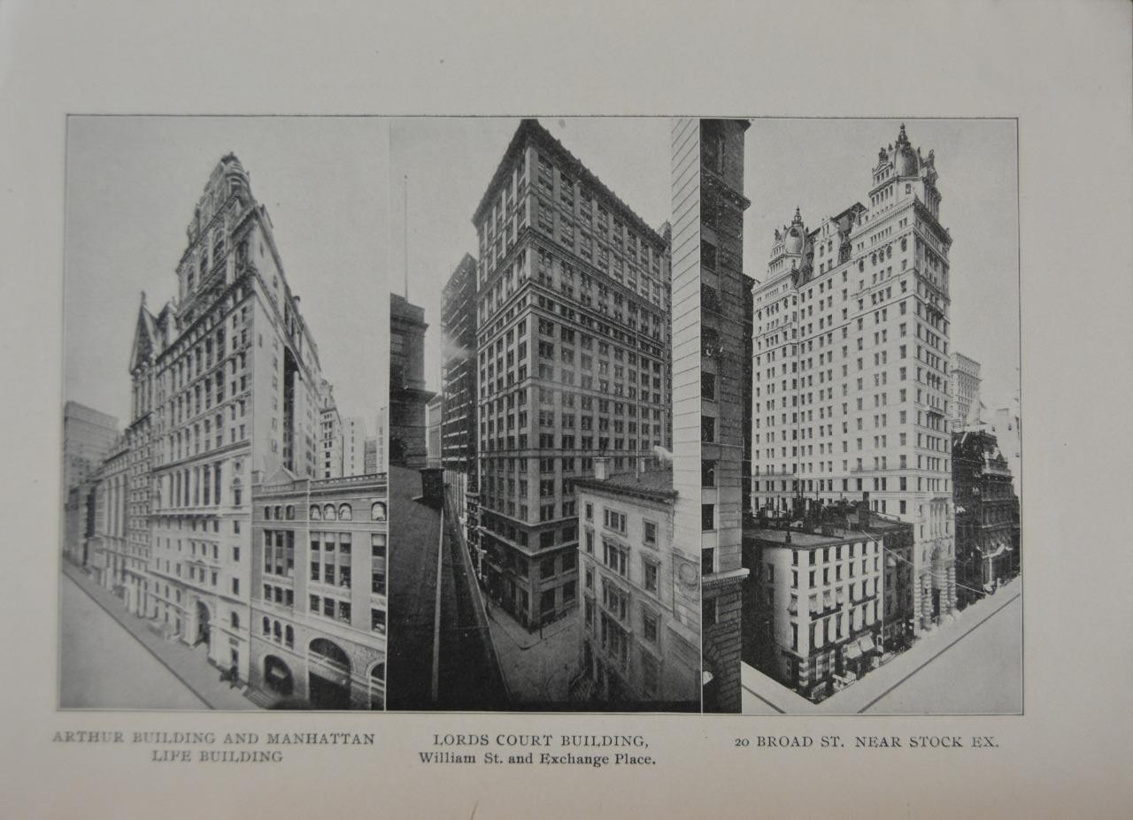 Antique New York City 1904 Art Print Lords Court Building Wall Art History