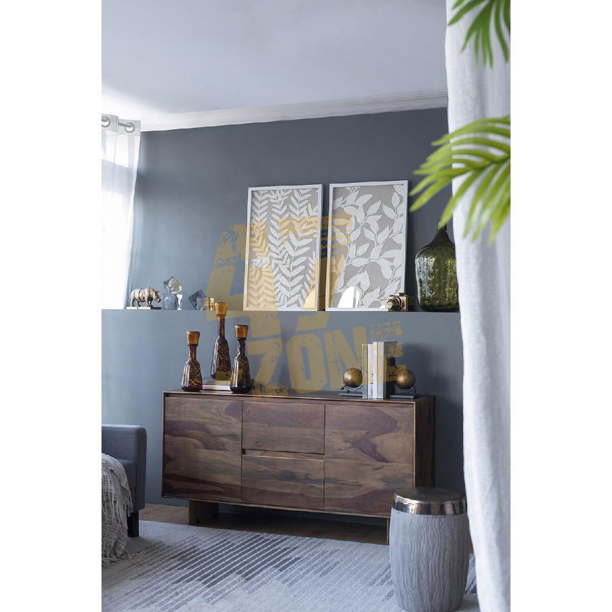 S/2 Shadow Box Wall Decor Art White Indoor Outdoor Living Dining Room