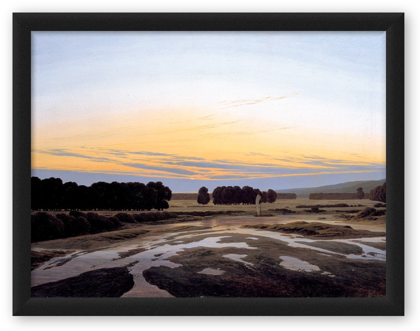 Caspar David Friedrich – The Big Enclosure – Art Print on Paper or Canvas