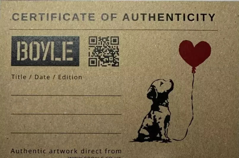 CHRIS BOYLE SMALL ART PRINT LTD EDIT SIGNED WITH COA 21CM X 14.8CM