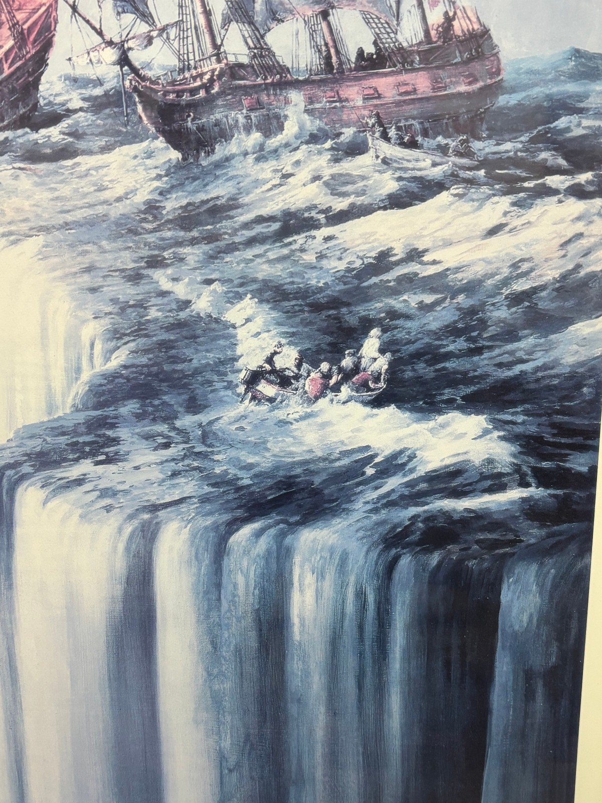 “I TOLD YOU SO” WATERCOLOR PRINT BY ED MIRACLE FRAMED 36″ X 23″