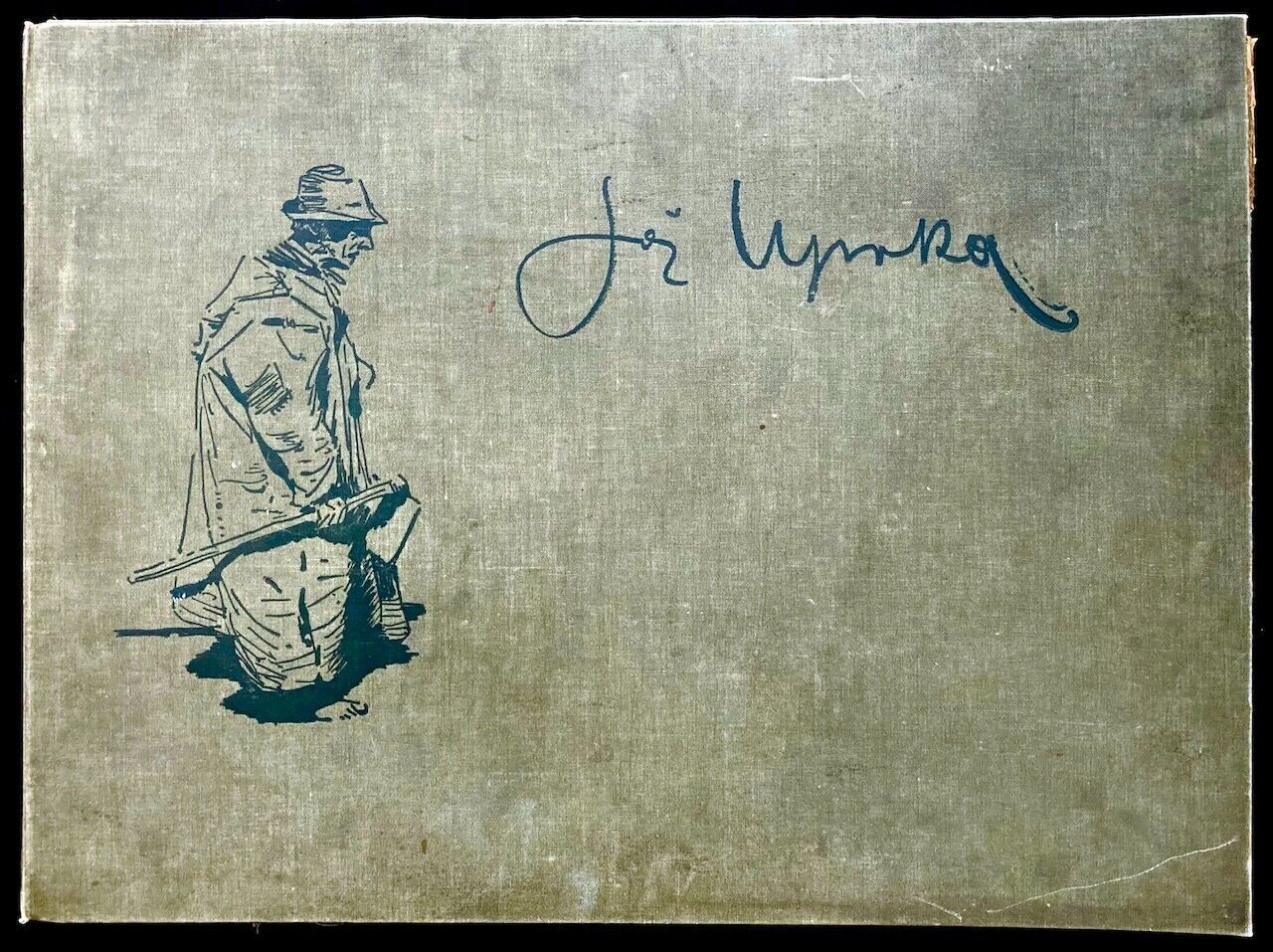 Original Vintage Book Graphics JOZA UPRKA – PORTFOLIO -GRAPHICS- ETCHINGS – 1901