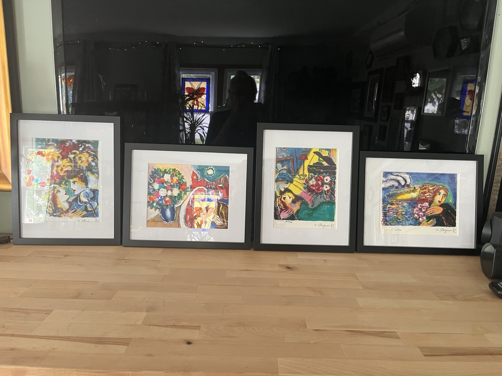 Collectors! SET of 4 ZAMY STEYNOVITZ Serigraphs Hand Signed and Numbered