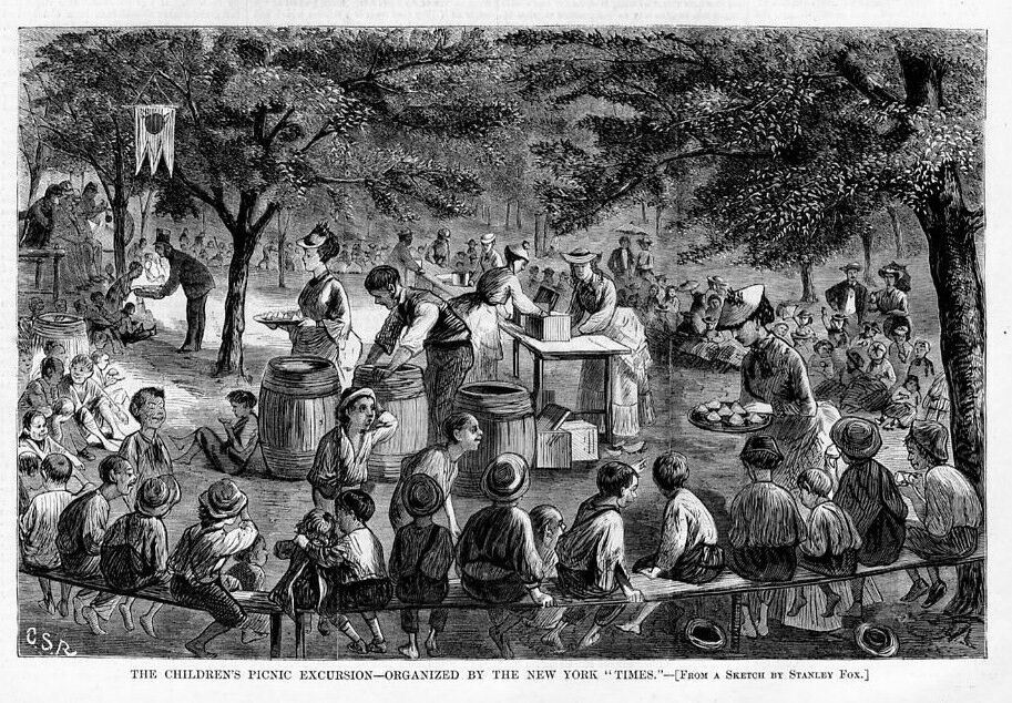 CHILDREN’S PICNIC EXCURSION ORGANIZED BY NEW YORK TIMES