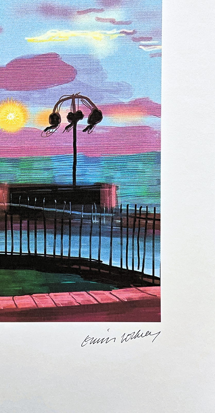 DAVID HOCKNEY – Untitled no.1072 – signed, numbered edition 181/500, 35×50 cm