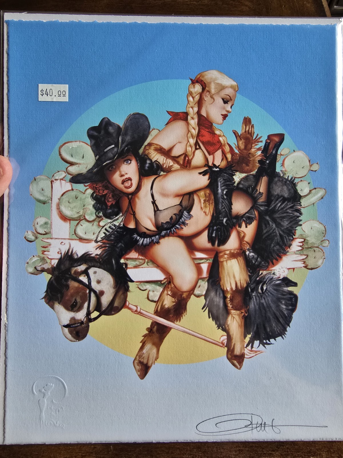 Olivia De Berardinis Rawhide Revised Signed 8×10 Giclee Print COA Bettie