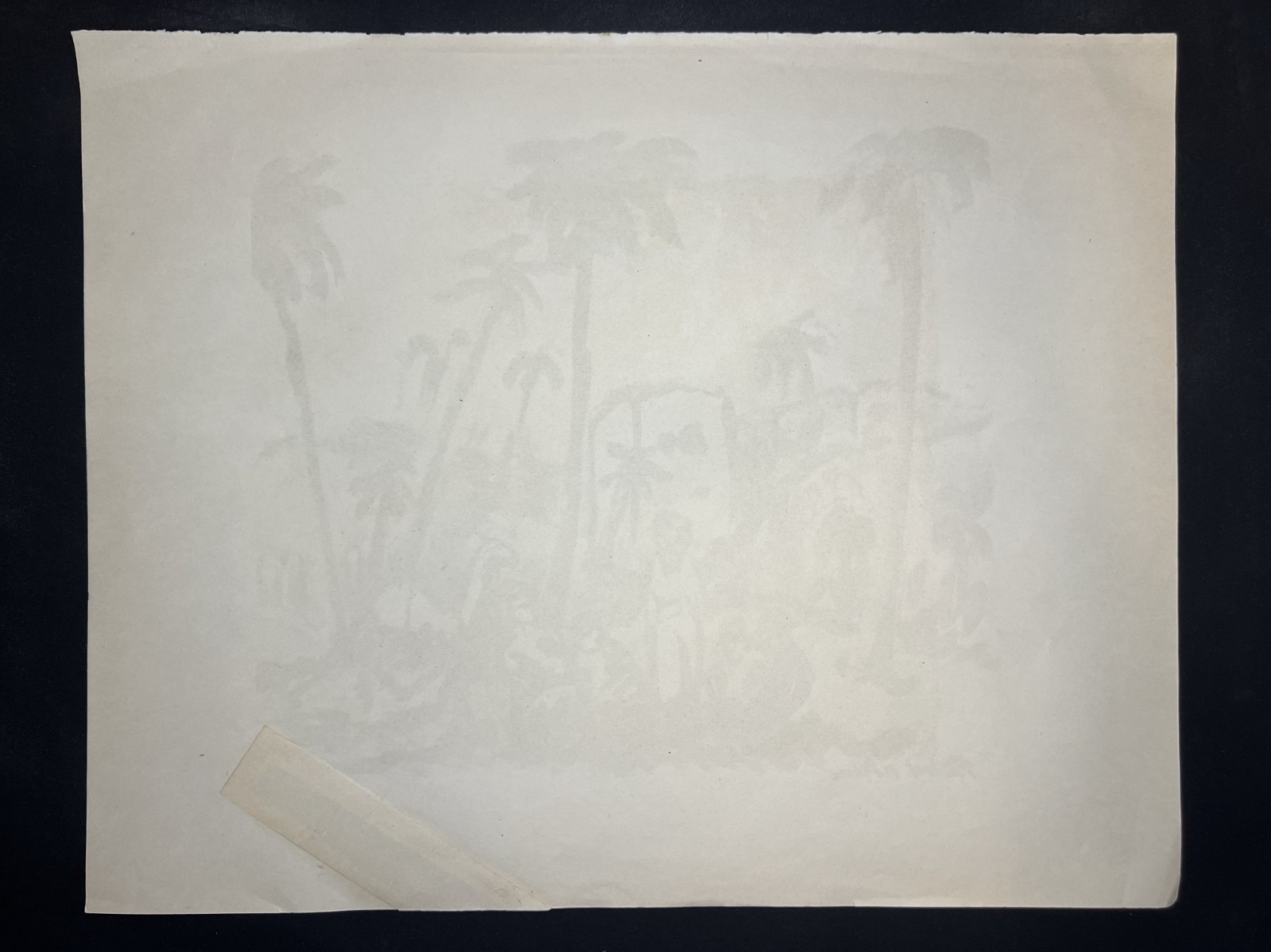 Rudolf Möller–Oase–Julius Bard WWI Lithograph–19th Berlin Secession–Minor Damage