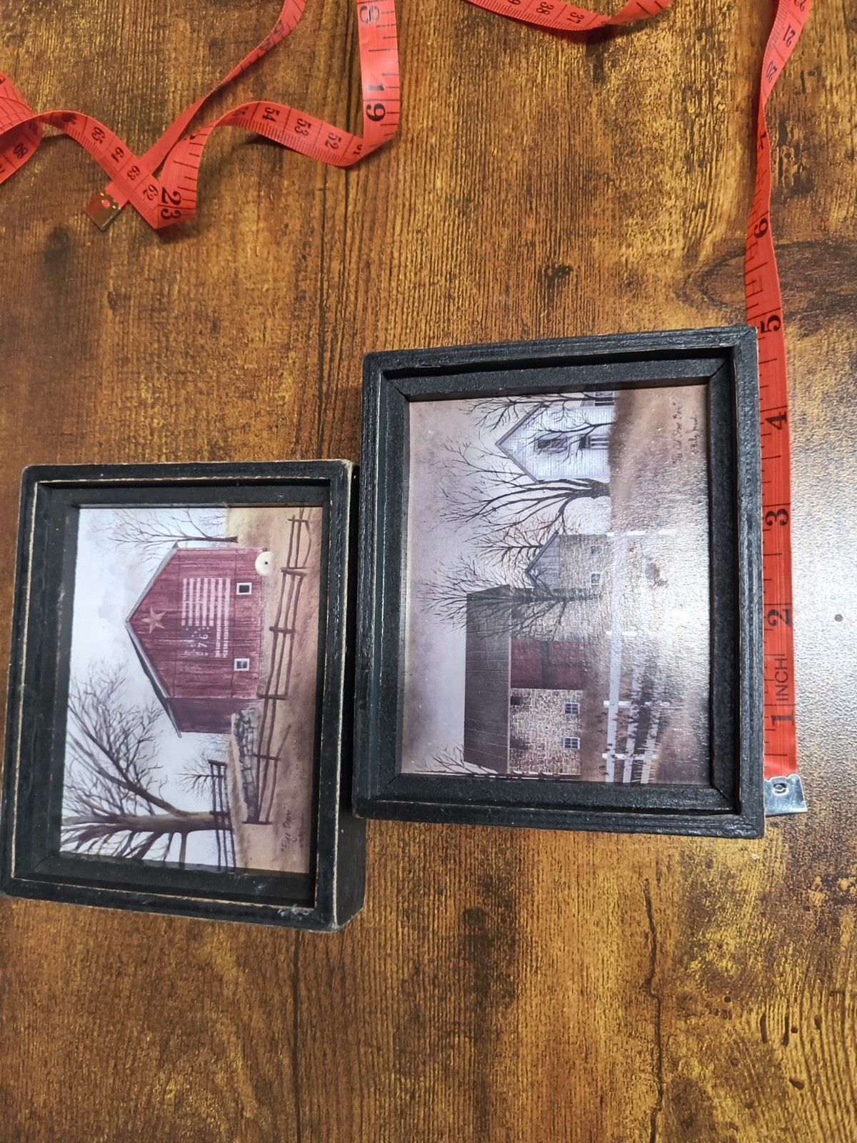 2 Mini Americana Decor Print In Frame 4.5×4 Inch