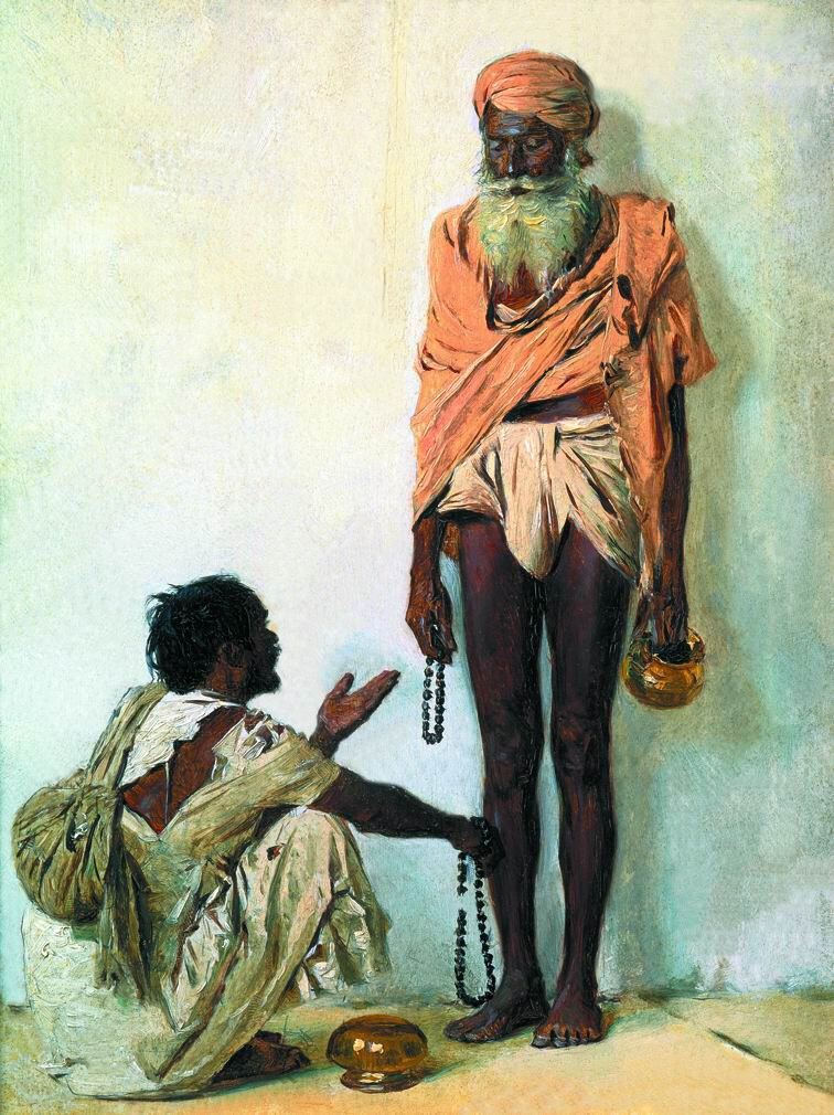 Vasily Vereshchagin Fakirs 1874-1876 17″x 22″ Archival Art Print