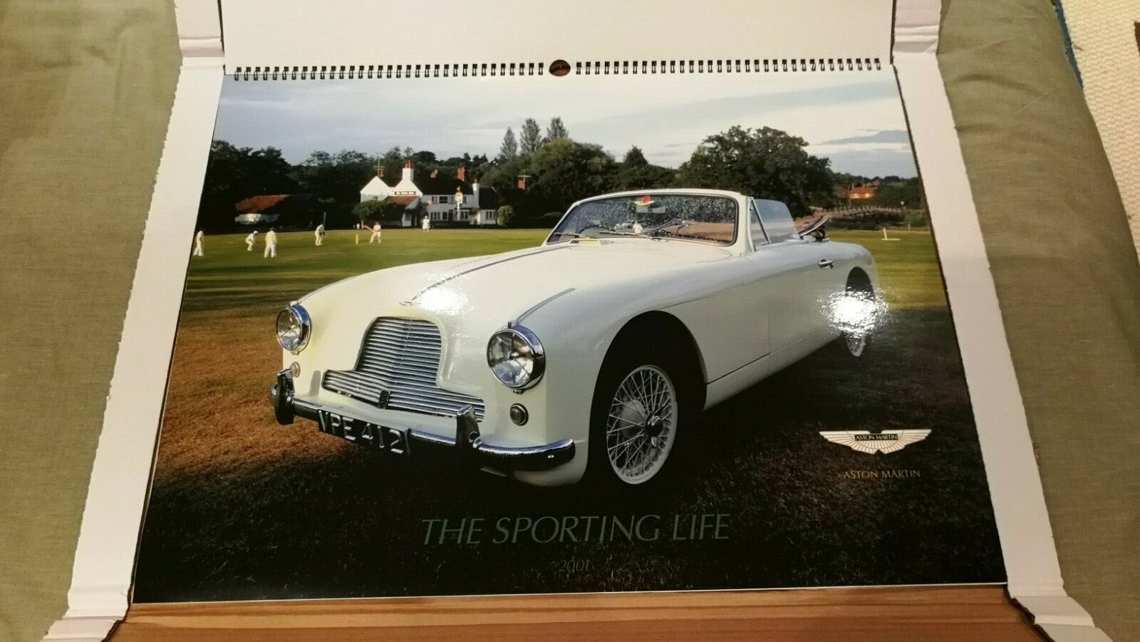 Large Aston Martin 2001 Wall Calendar 60 x 46 cm Prints – Limited Edition of 500