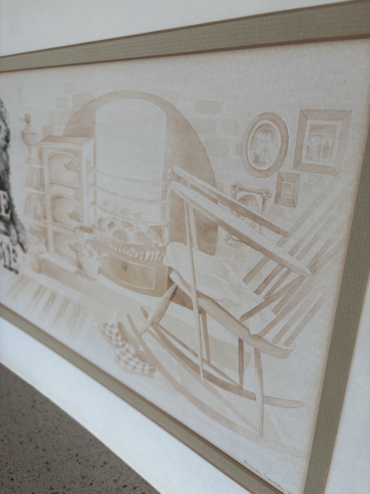 “Home Time” Dog Lithograph Original “Authentic”. 1978.