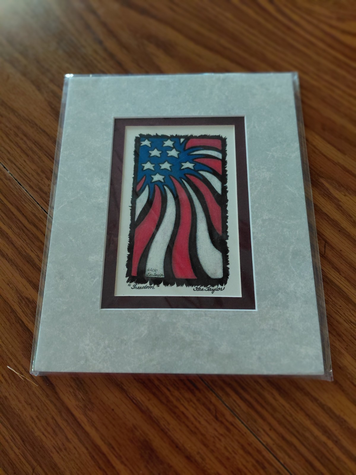 LIMITED EDITION PRINT FREEDOM #6/450 SIGNED SEALED UNOPENED