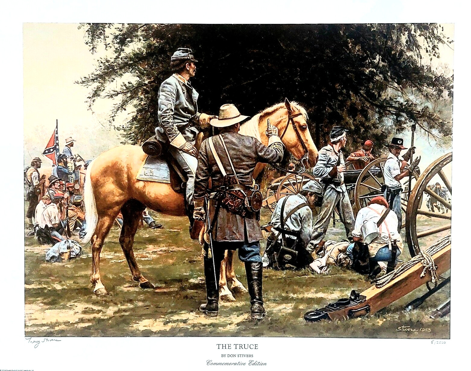 American Civil War Print Titled “The Truce” by Don Stivers