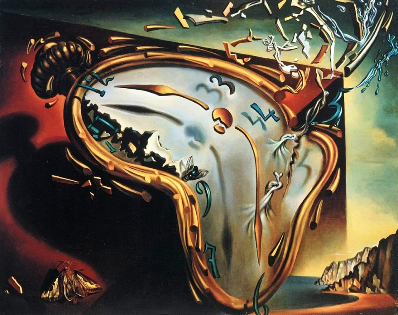 Melting Watch, 1954 by Salvador Dali 8″ x10″ Ready to frame! The Best Quality!