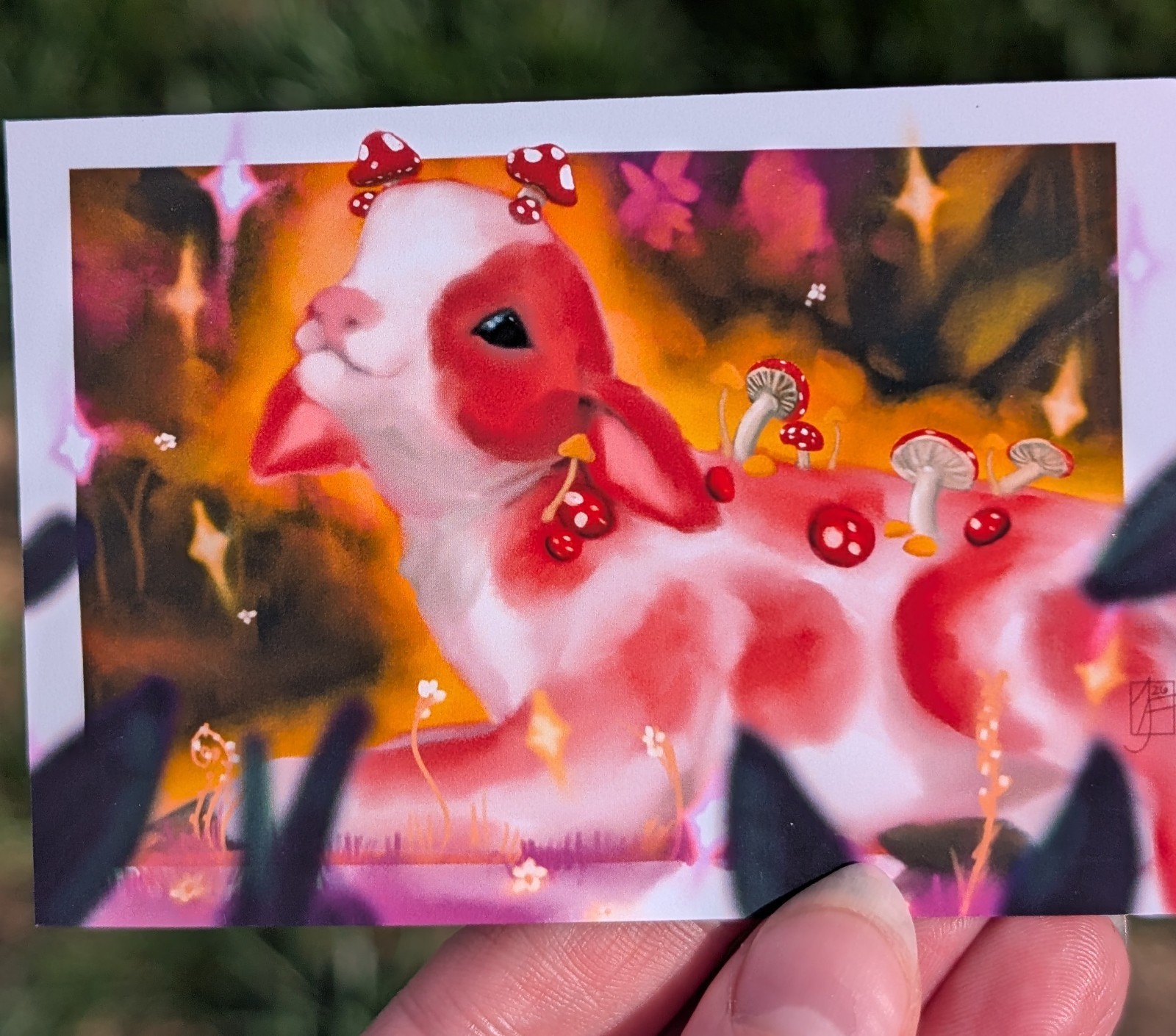 ACEO Limited Edition Painting Print 2.5″ x 3.5″ Trading Card Signed and Numbered
