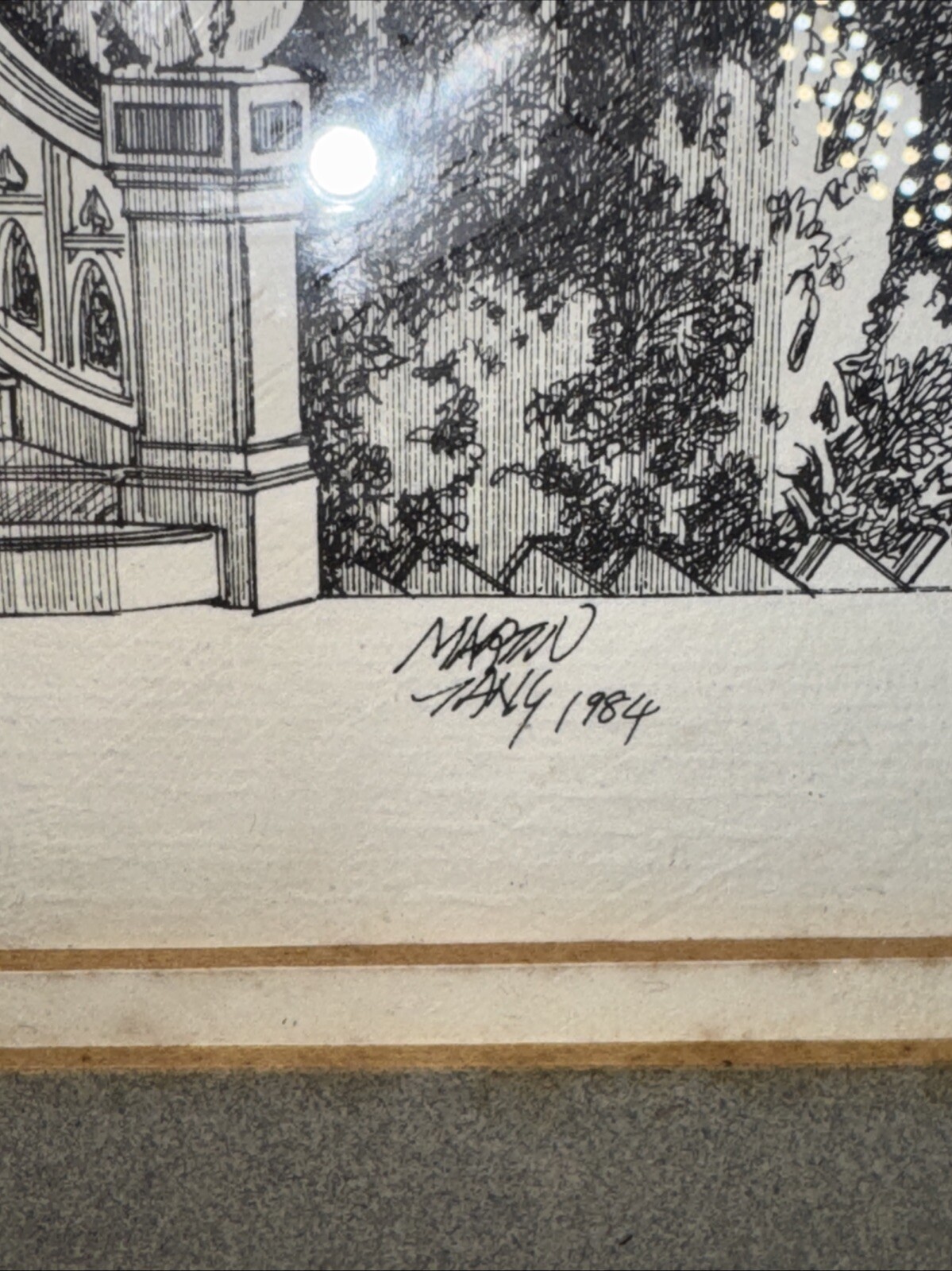 Vintage MARTIN TANG Framed/Signed lithographs/prints-Victorian Mansions