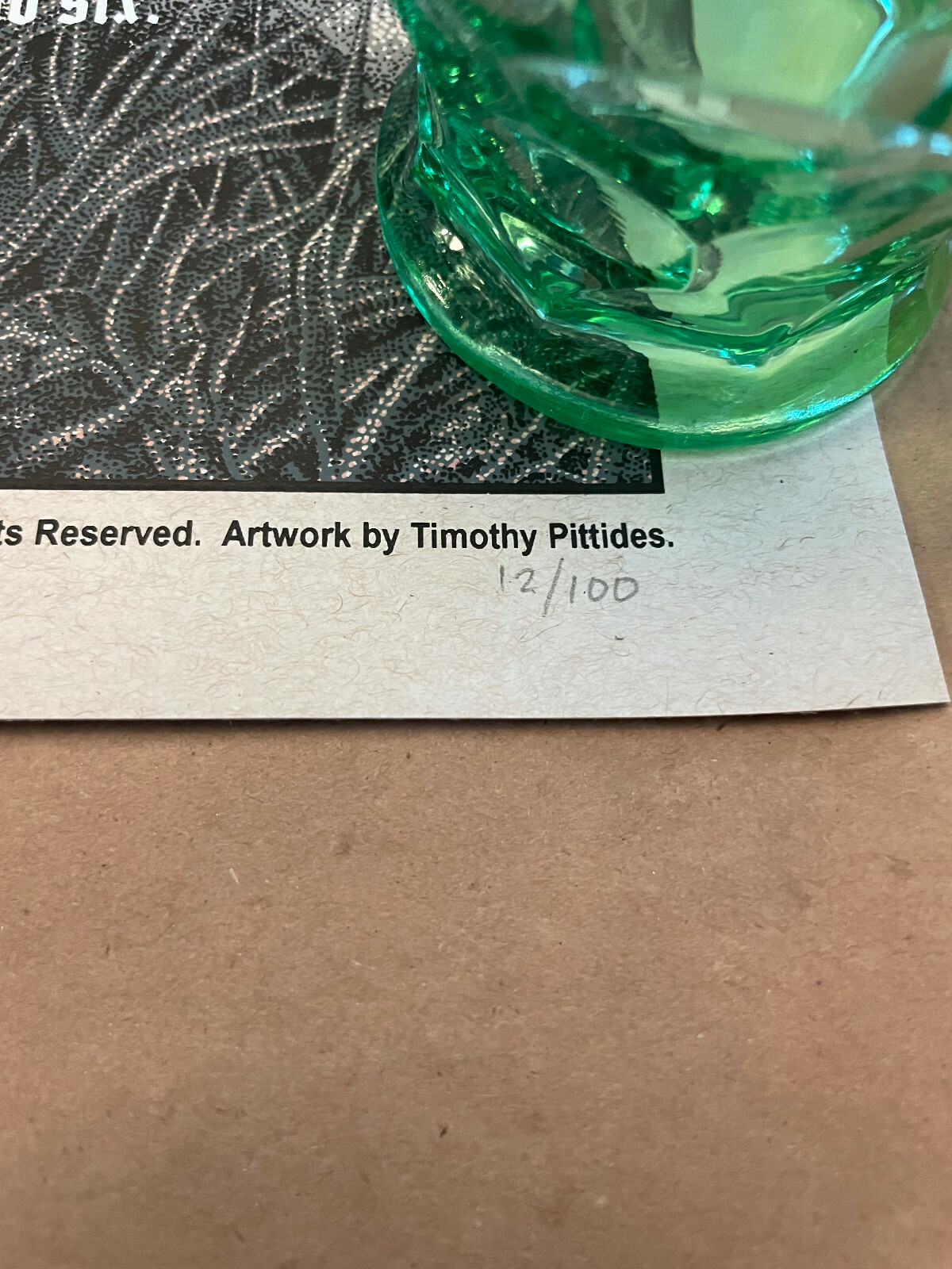 The Omen Variant Screenprinted Poster Mondo – Timothy Pittides 12/100
