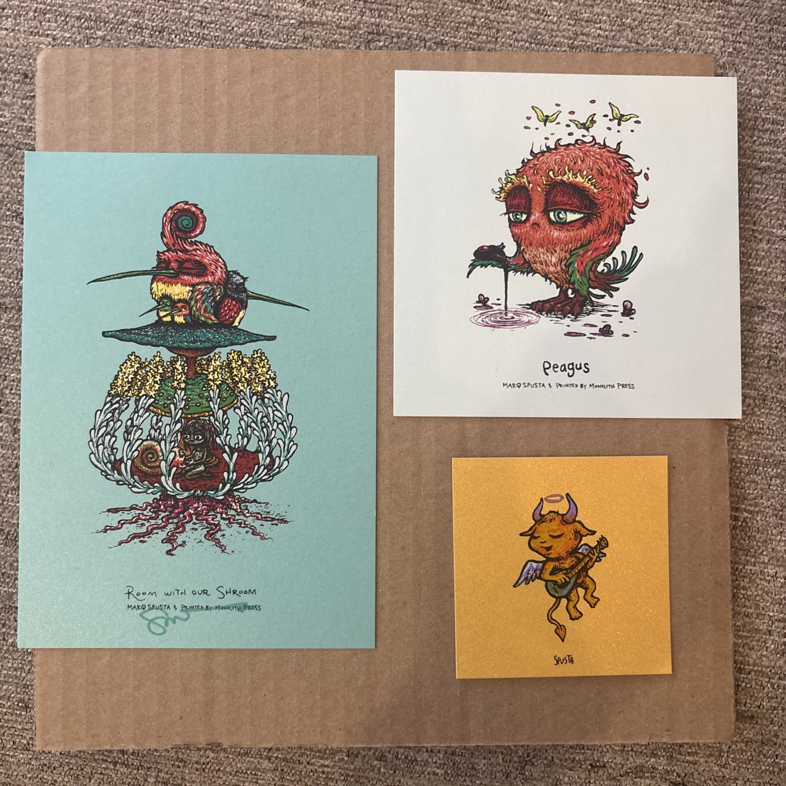 Marq Spusta Pack: Room w A Shroom, Peagus, Devil Mini