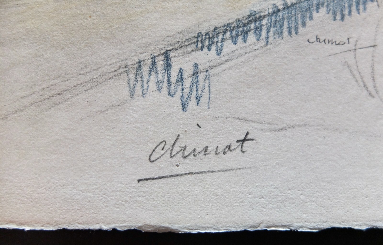 Edouard Chimot 1920’s Color Lithograph Print Signed In Pencil 11 1/8″ X 9″