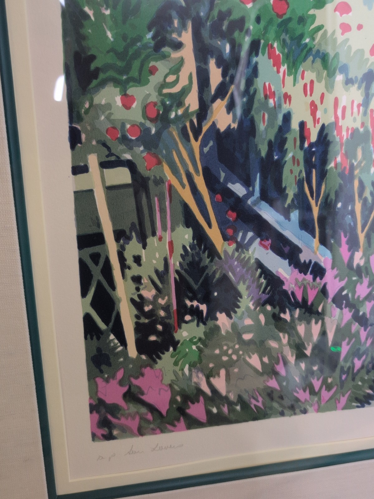 JON CARSMAN Original Vintage Signed “Sun Lovers” Artist Proof Framed