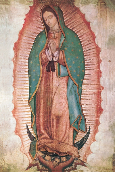 Lady Guadalupe Print 11×14 black picture frame