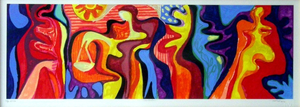 Augusto Marín,”Asoleadas”, Silk screen,Limited Edition