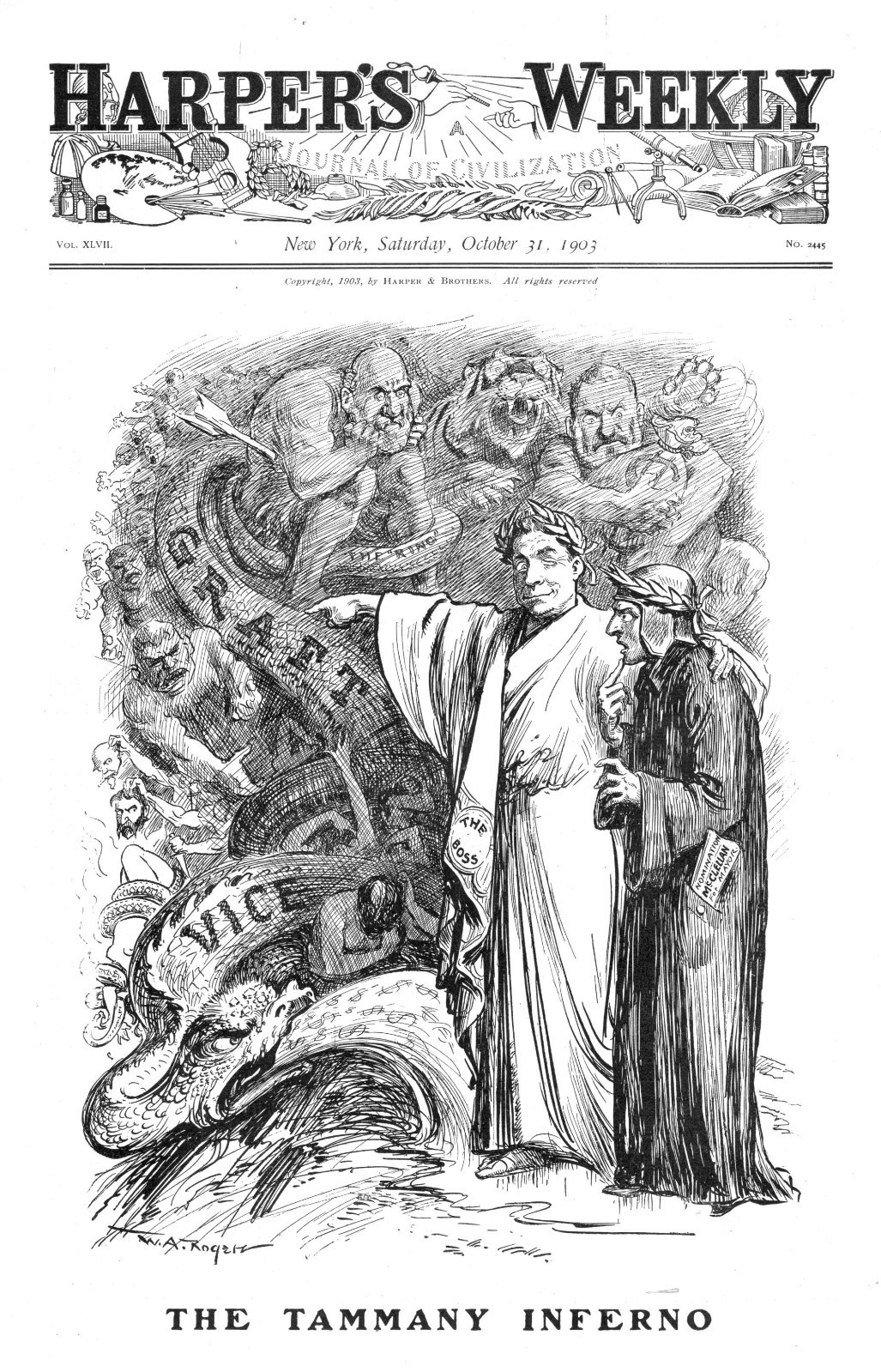 The Tammany Inferno – Tammany Hall – Still at It – Corruption – 1903