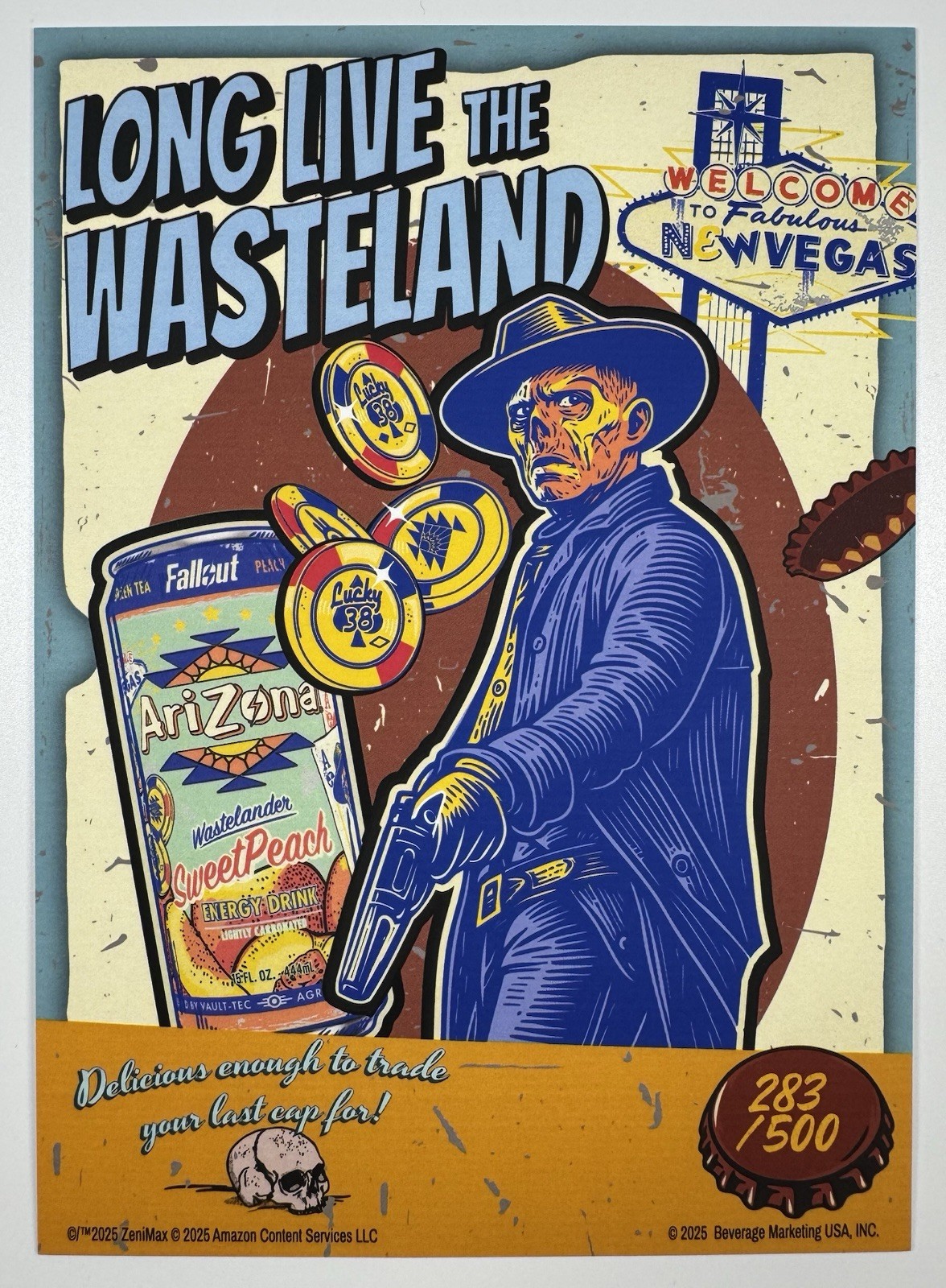 AriZona x Fallout Limited Edition Art Print /500 TV Show Video Game Merch Vegas