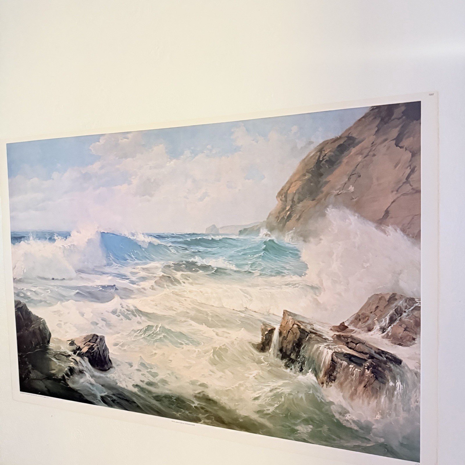 VERNON KERR Exhilaration Art Print Vintage Litho Large 38×25.5” 1977 Landscape