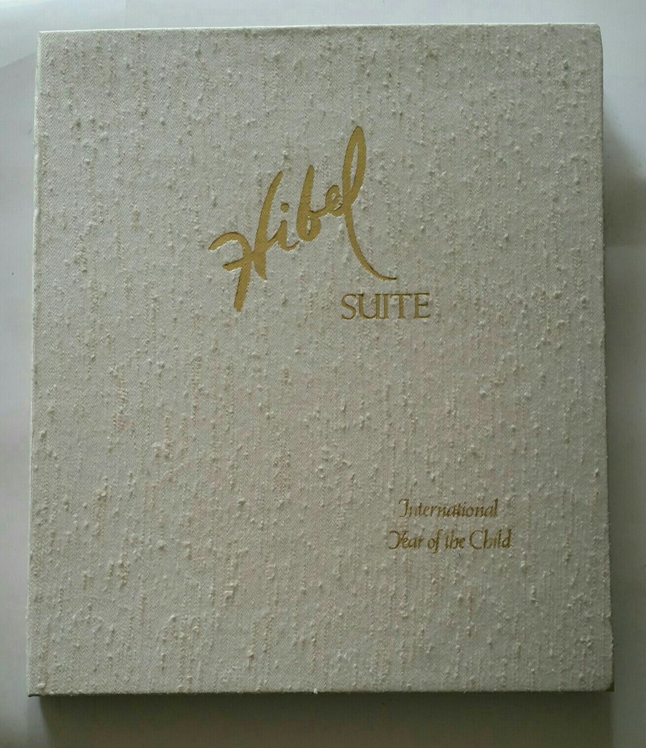 HIBEL Four 4 LITHOGRAPH BOX SET Signed International Child