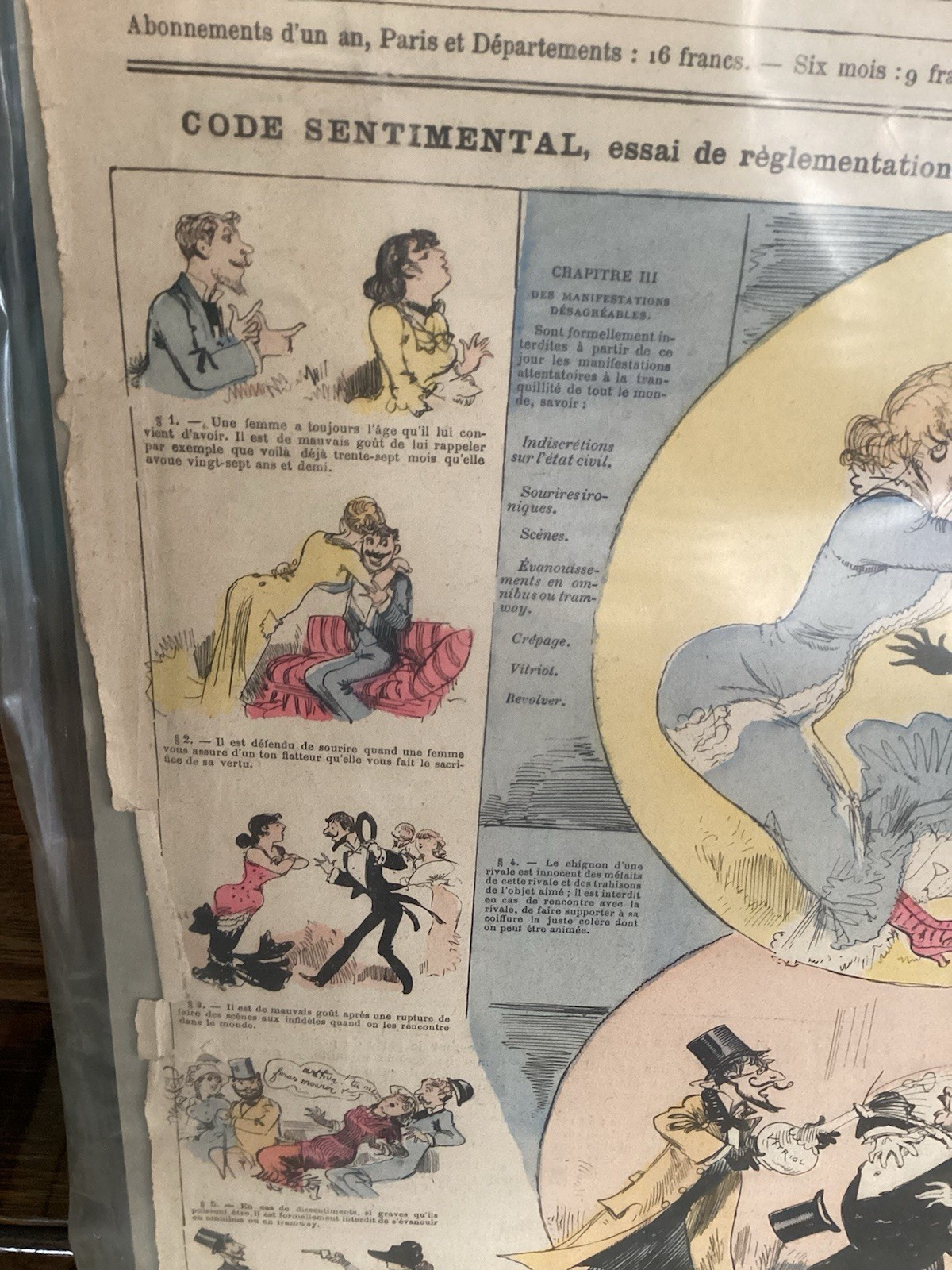 La Caricature Journal French Satire Albert Robida Lithograph 1881 1882 Antique