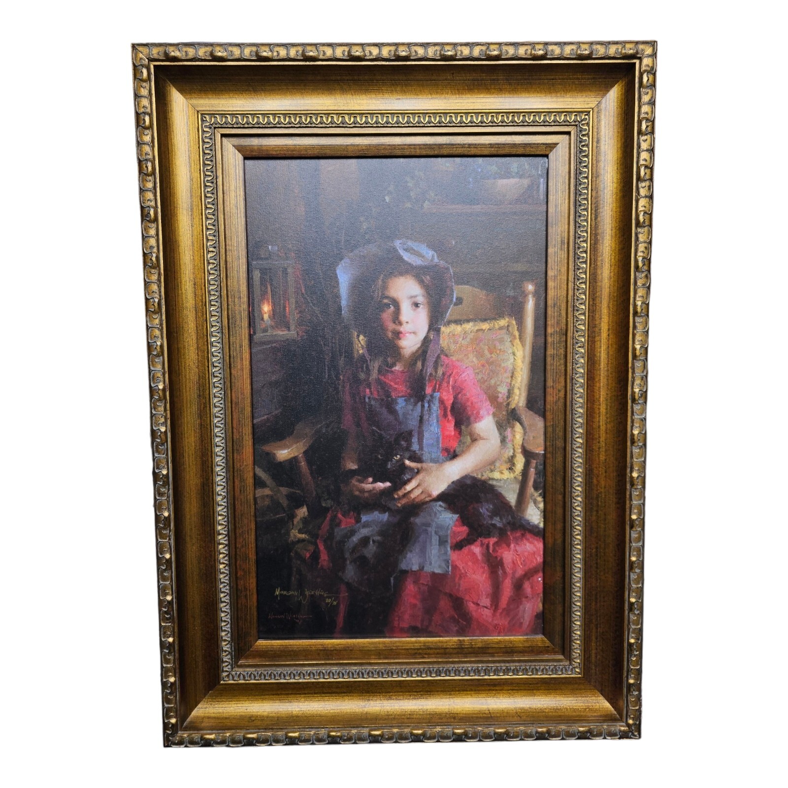 Morgan Weistling “Confidante” Framed Matte Print Numbered 20/ 75