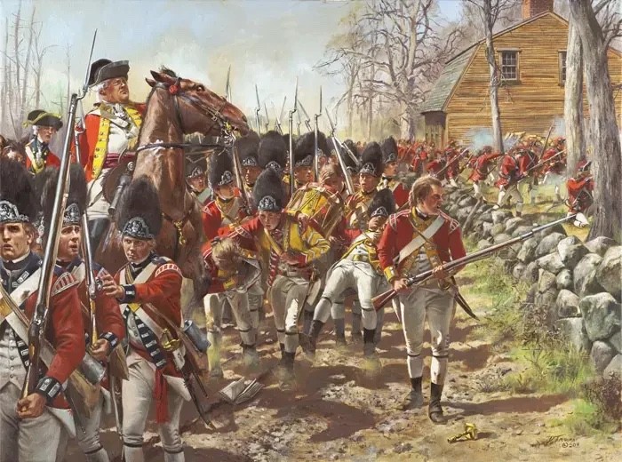 Parker’s Revenge, April 19, 1775 – Don Troiani – Revolutionary War