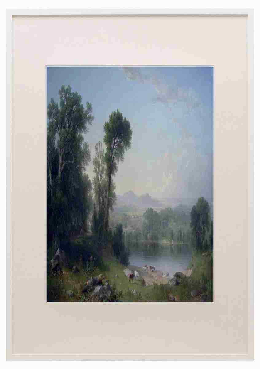 Pastoral Landscape Asher Brown Durand A3 A4 Framed Print Picture