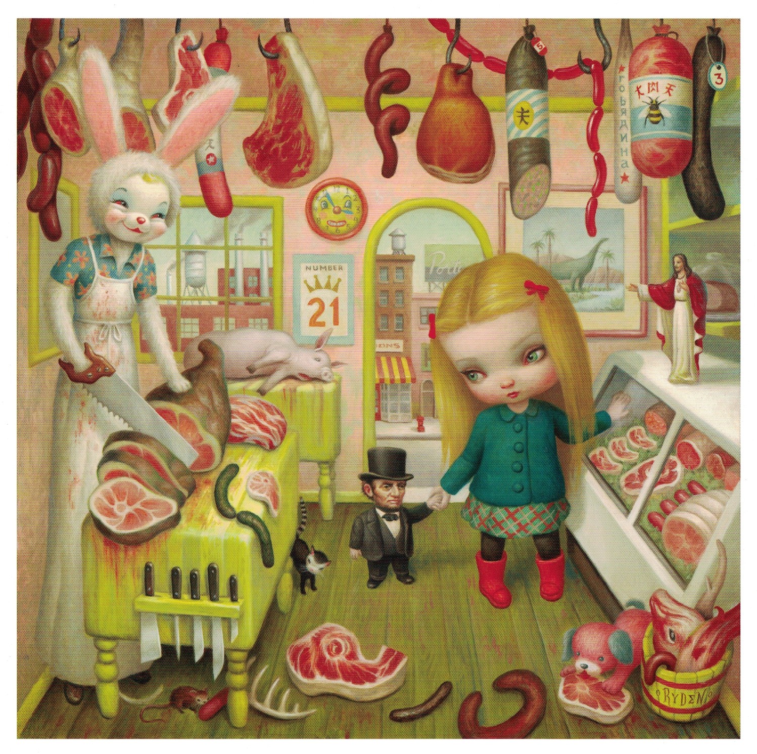 Mark Ryden “The Butcher Bunny” image: Frame it