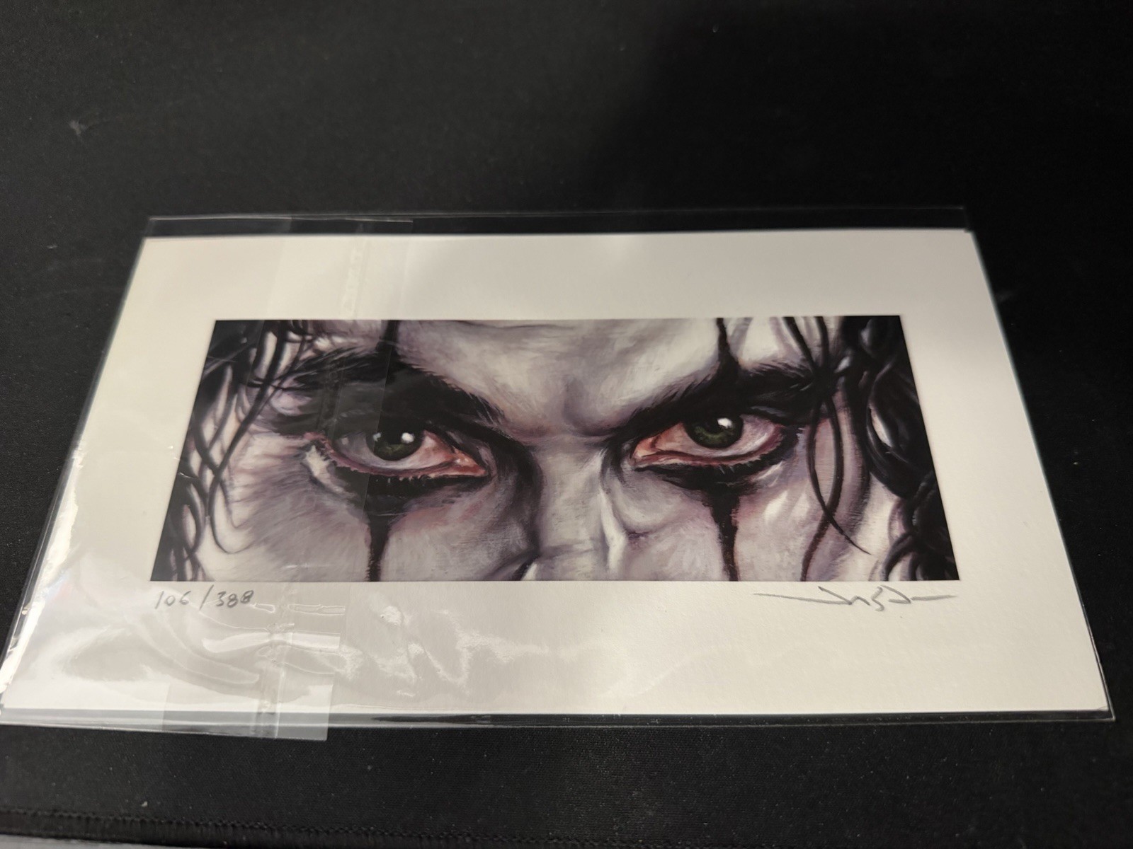 Jason Edmiston EWAF ERIC DRAVEN 9×5 #106/388 Eyes Without A Face THE CROW
