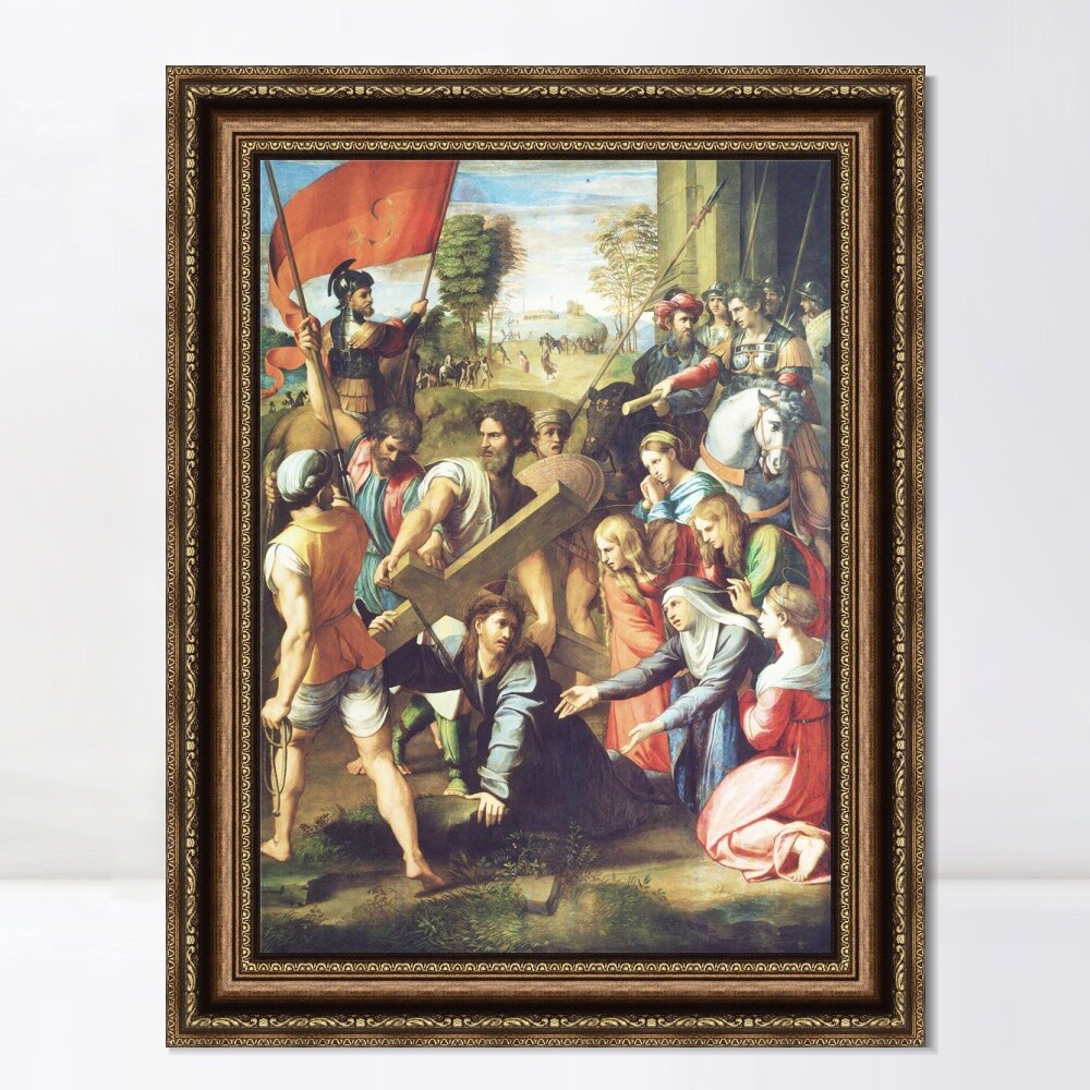 Framed Canvas Giclee Print Series#100 by Raphael Wall Art 28″x40″