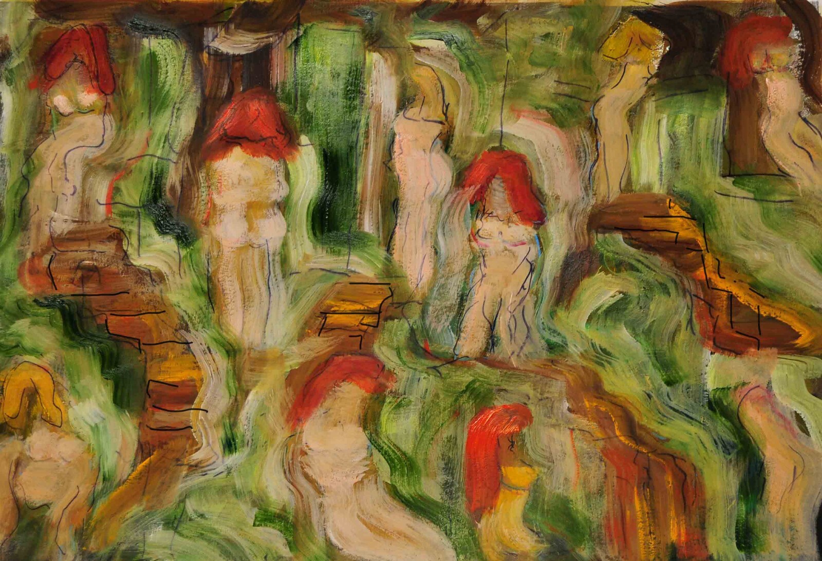 Bordello Stairs – Signed, Numbered, Limited Edition – By F. DeTrolio