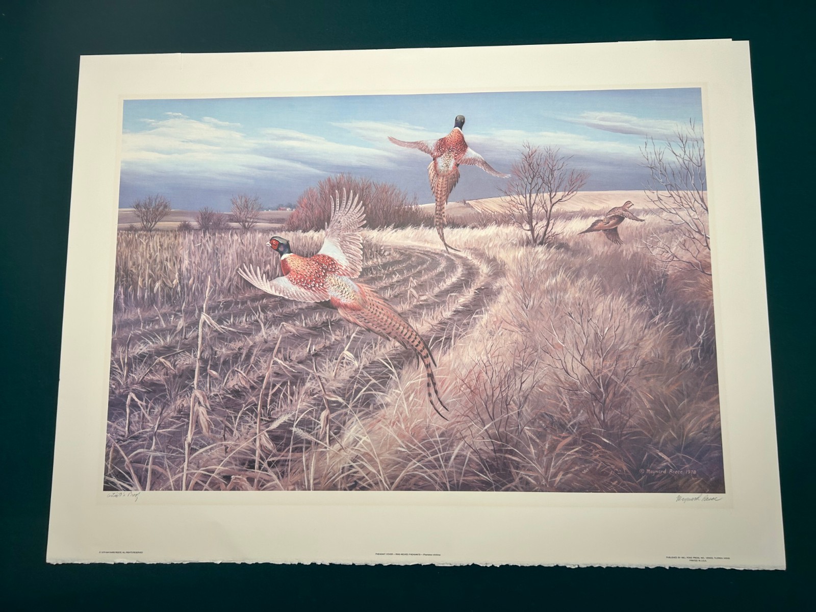 Maynard Reece signed artist’s proof
