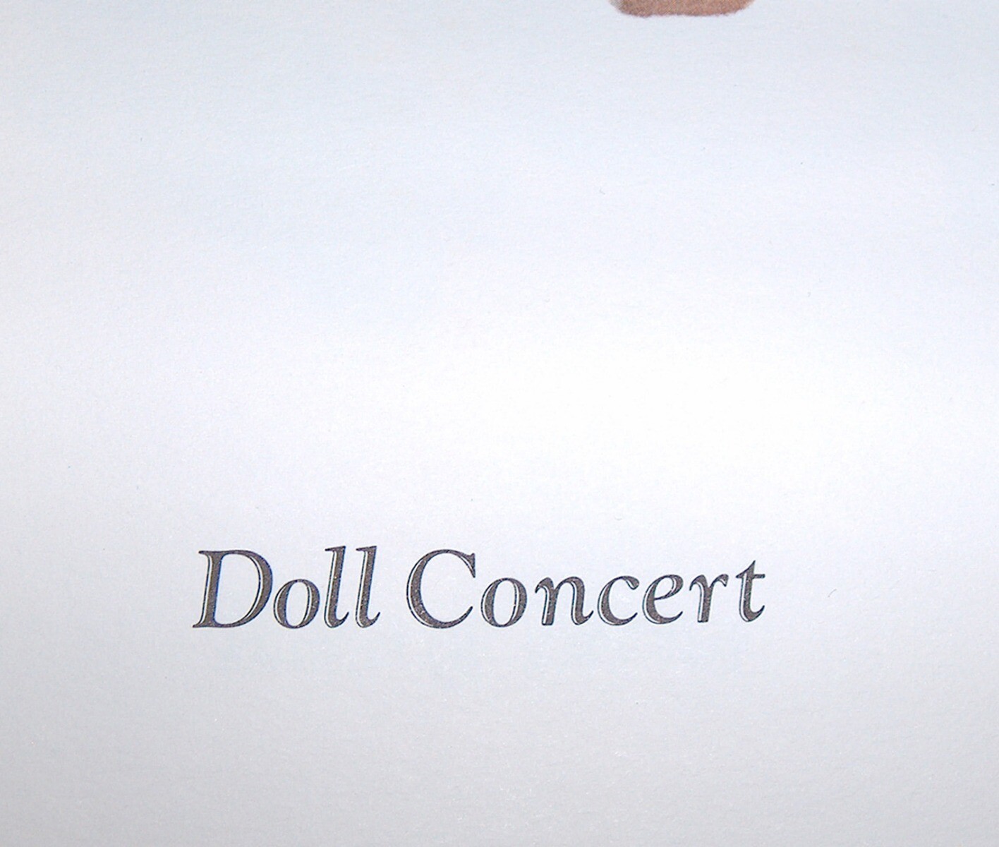 8746: C. Don Ensor Limited Edition Print “Doll Concert” Hand Signed 1985 293/500