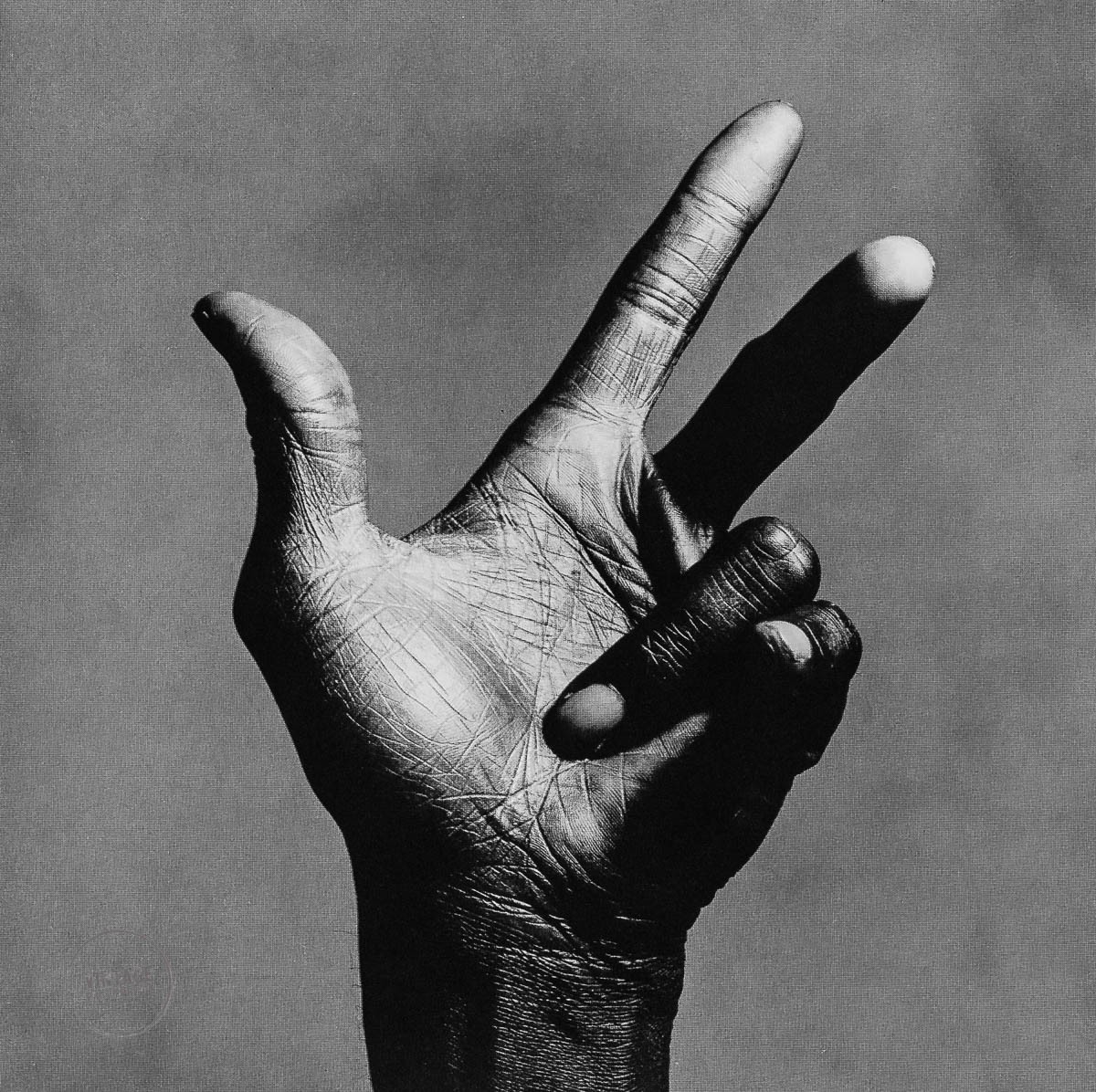 VTG Irving Penn Miles Davis Hand Portrait Paris Engraving Art 1986 Mat 12×12