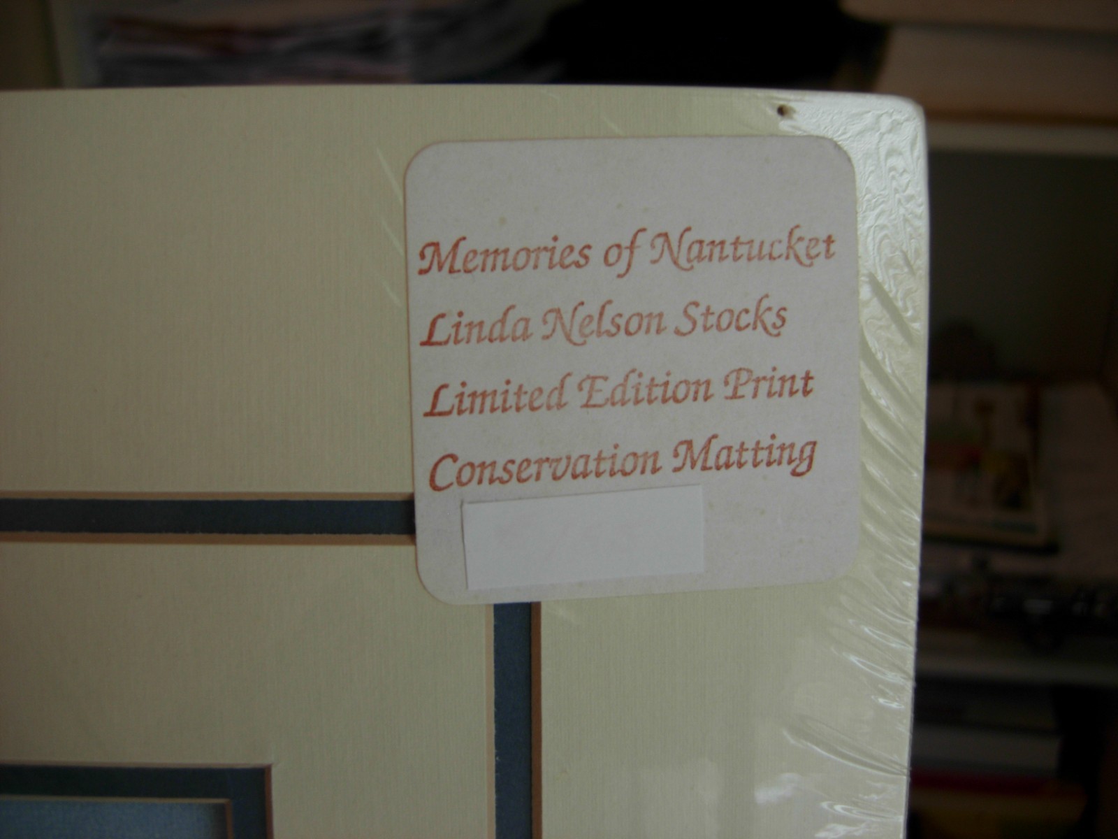 Linda Nelson Stocks “Memories Of Nantucket” signed and numbered