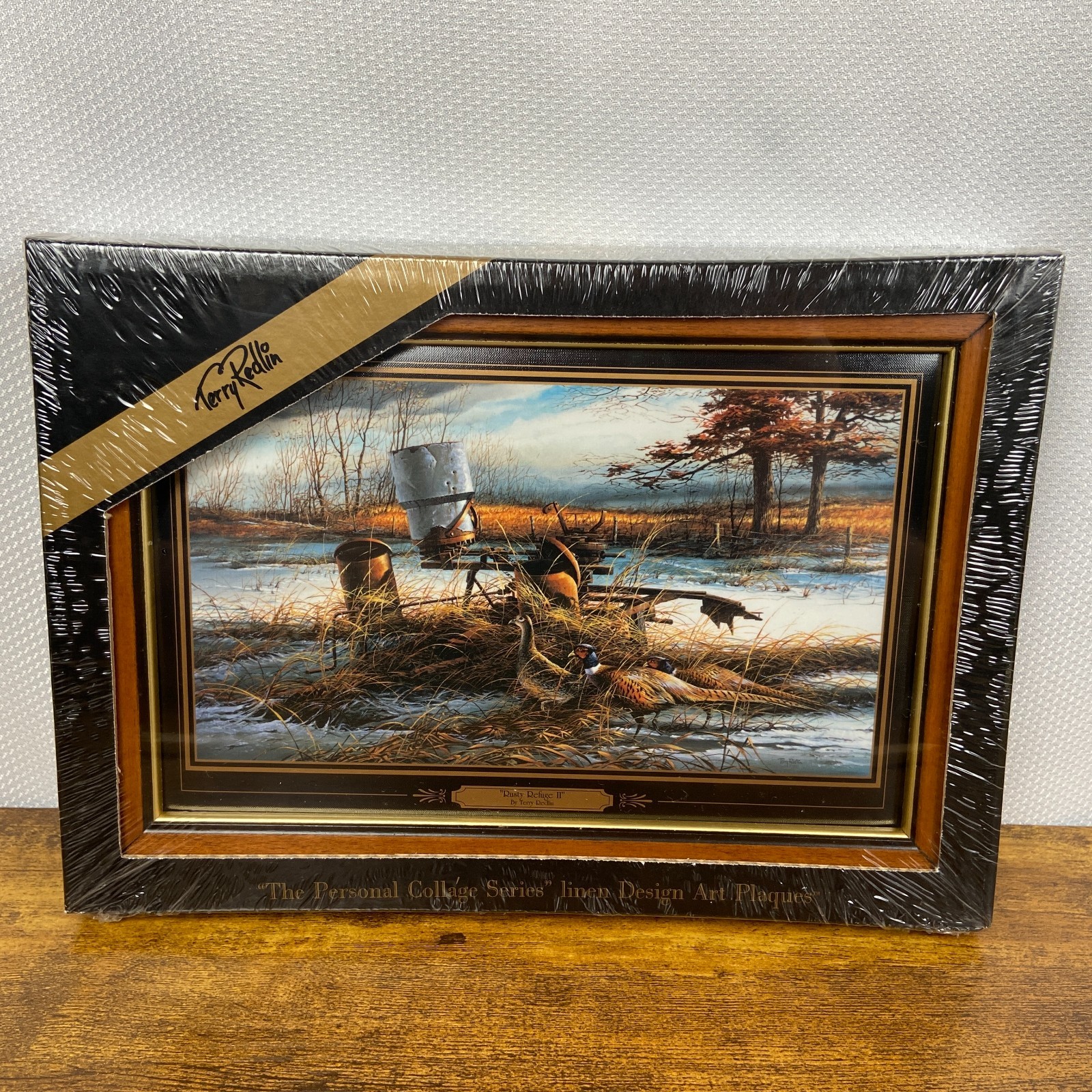 Terry Redlin Rusty Refuge II Framed Linen Print Art Plaques New 12″ x 8.5″ – NEW